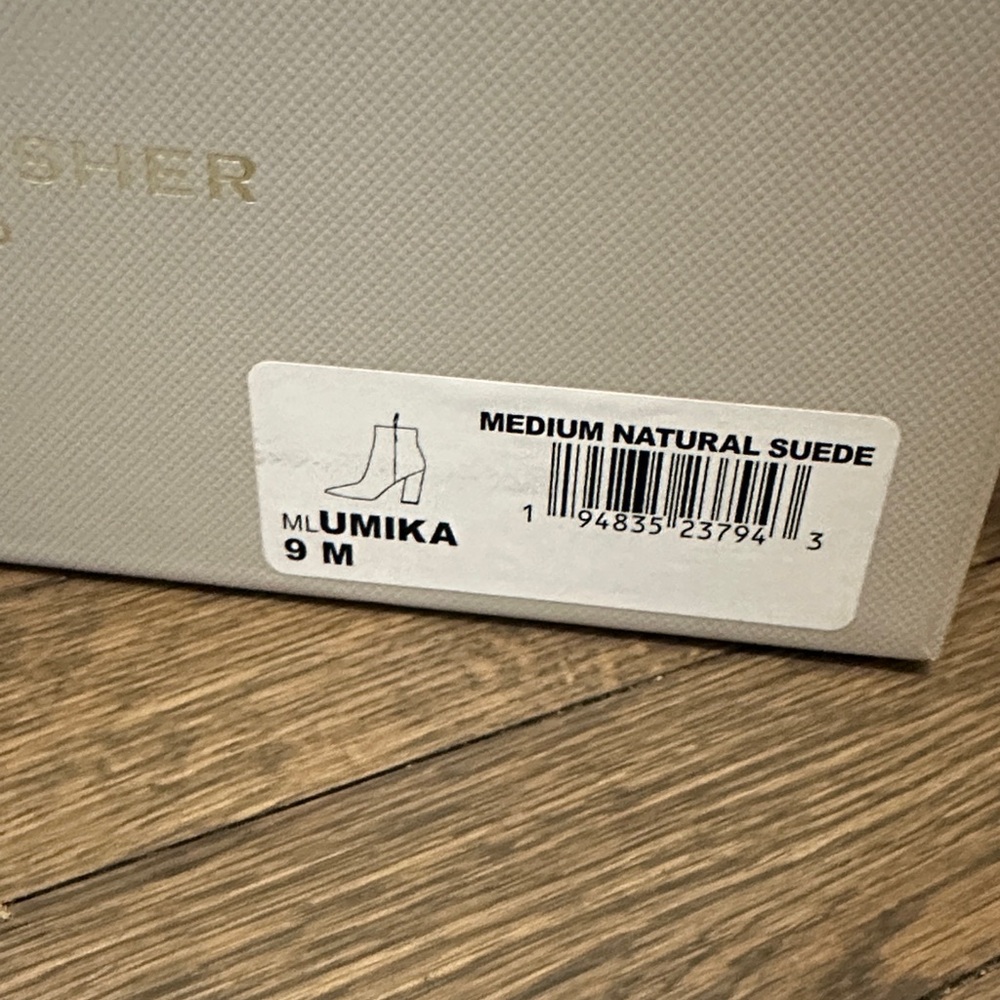 Marc Fisher Brown Heeled Bootie - Picture 6 of 6